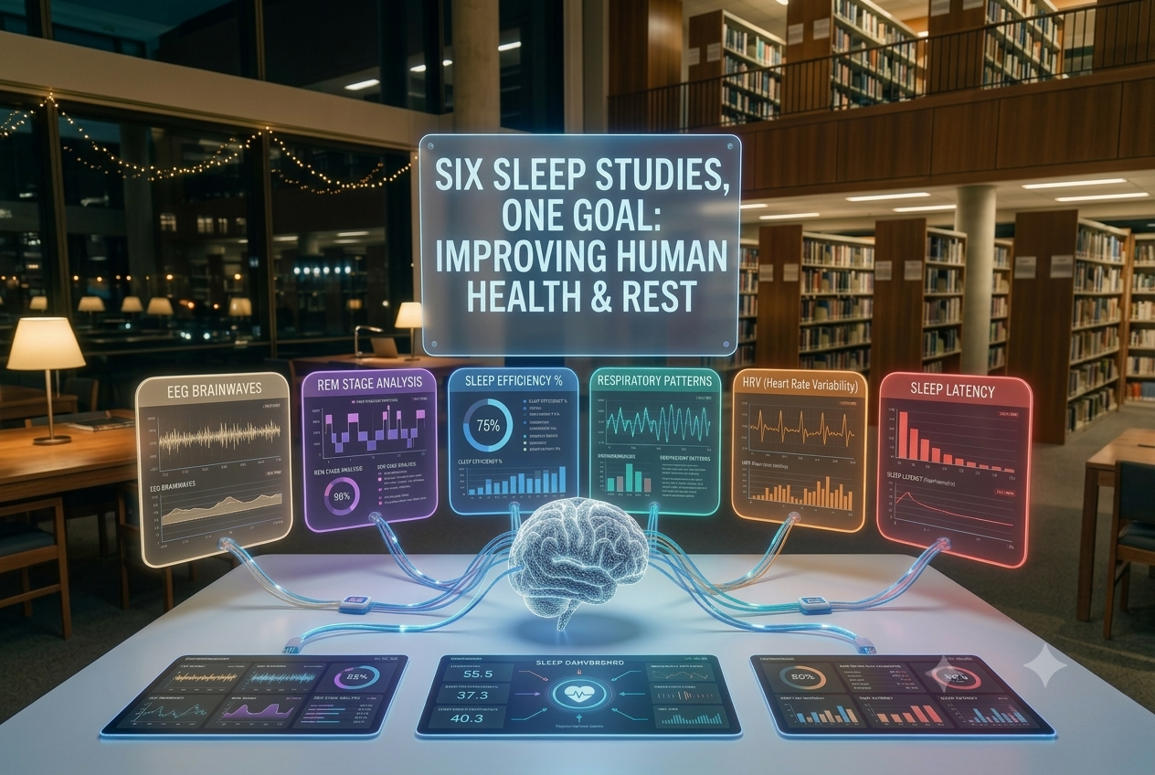 Six sleep studies